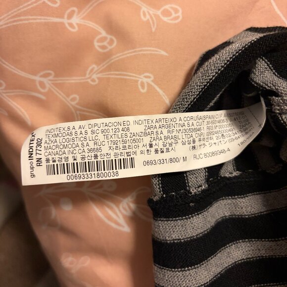 ZARA - Long Sleeveless Striped Tunic Tank Top Medium - Picture 5 of 6